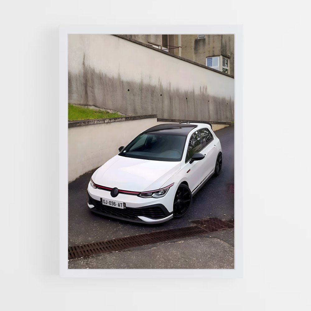 Poster GTI en Liberté – affiche Volkswagen (vue 3)